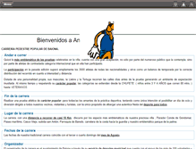 Tablet Screenshot of andarecorrer.com